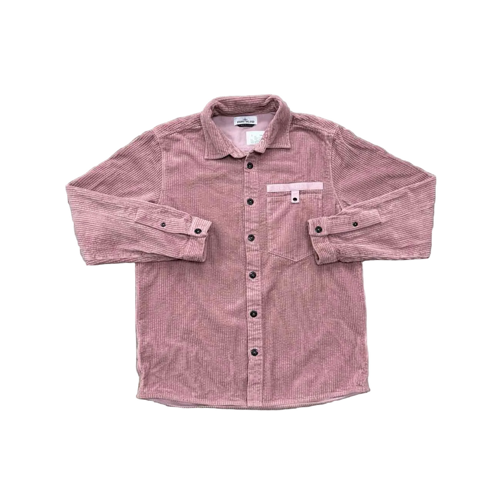 Stone Island Jacket "CORDUROY" Pink Used Size XL