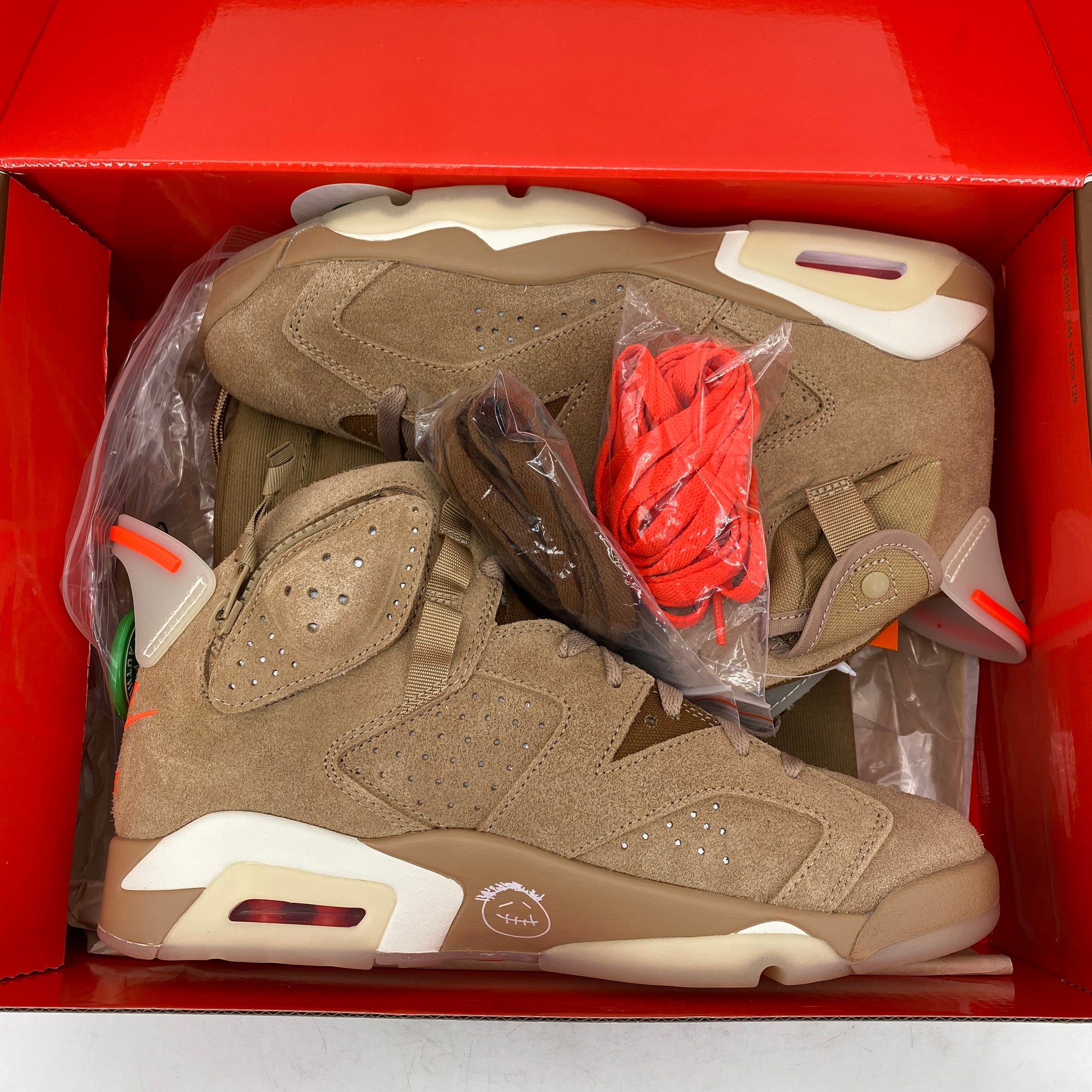 Air Jordan 6 Retro &quot;British Khaki&quot; 2021 New Size 8.5