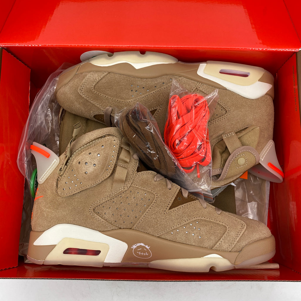 Air Jordan 6 Retro "British Khaki" 2021 New Size 8.5