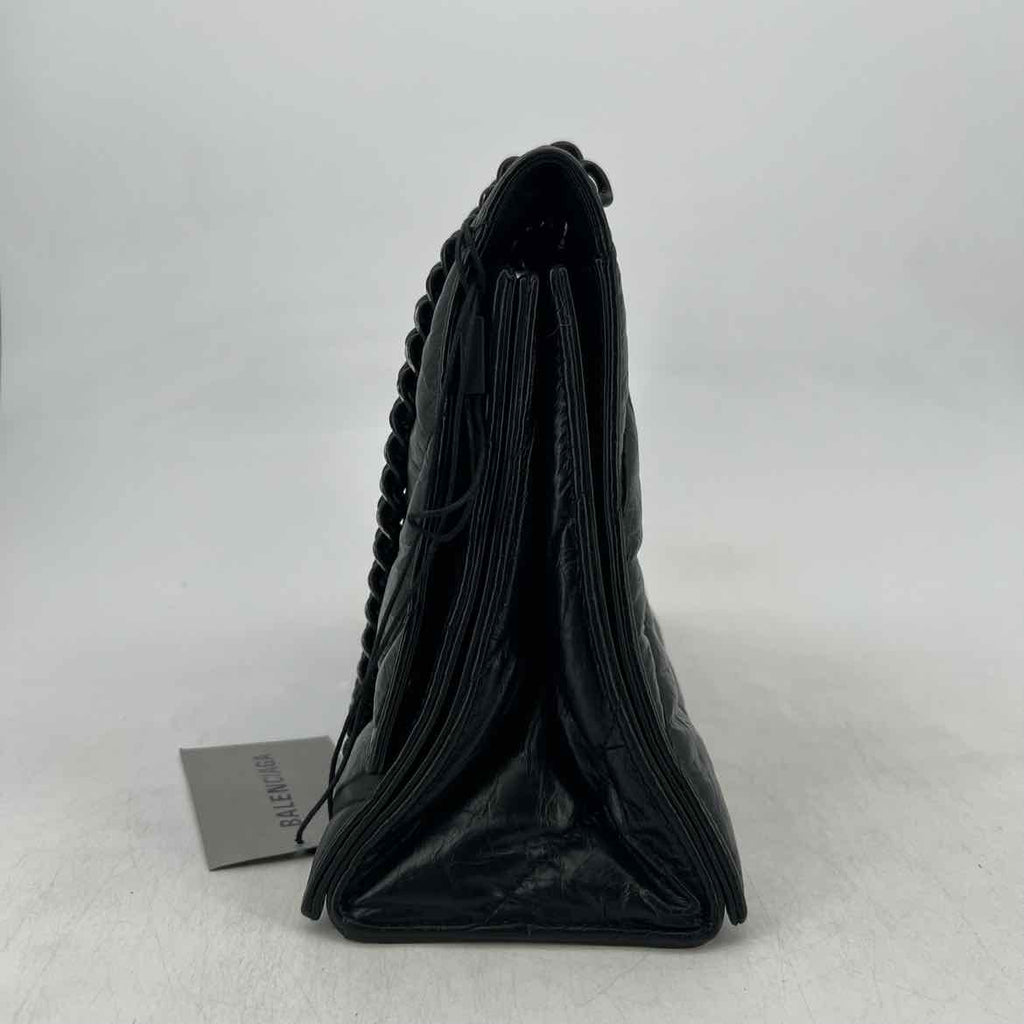 Balenciaga Bag "CRUSHED CALFSKIN" New Black