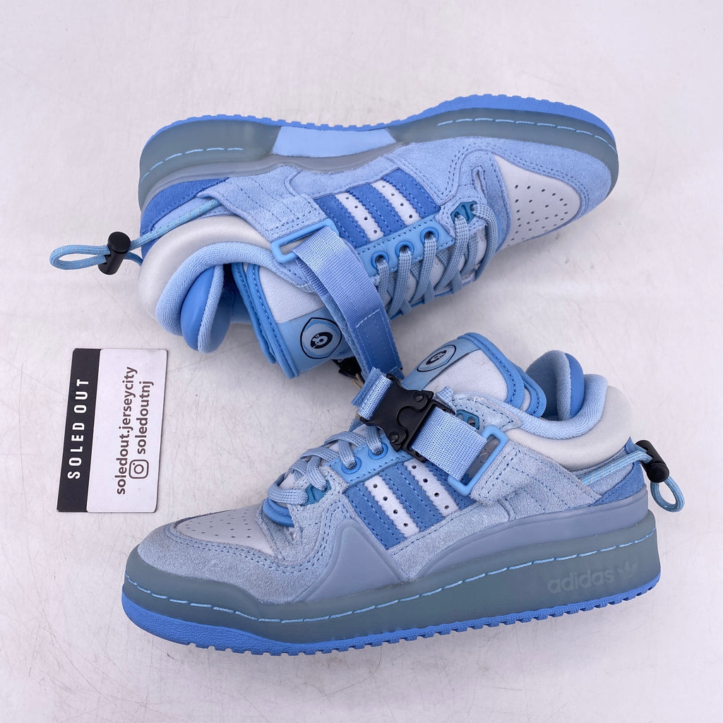 Adidas (GS) Forum Buckle Low "Bad Bunny Blue Tint" 2022 New Size 3.5Y