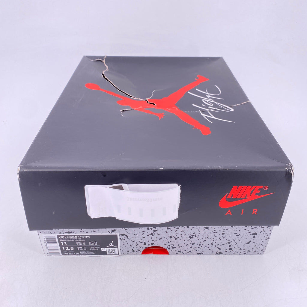 Air Jordan 4 Retro "White Cement" 2025 New Size 11