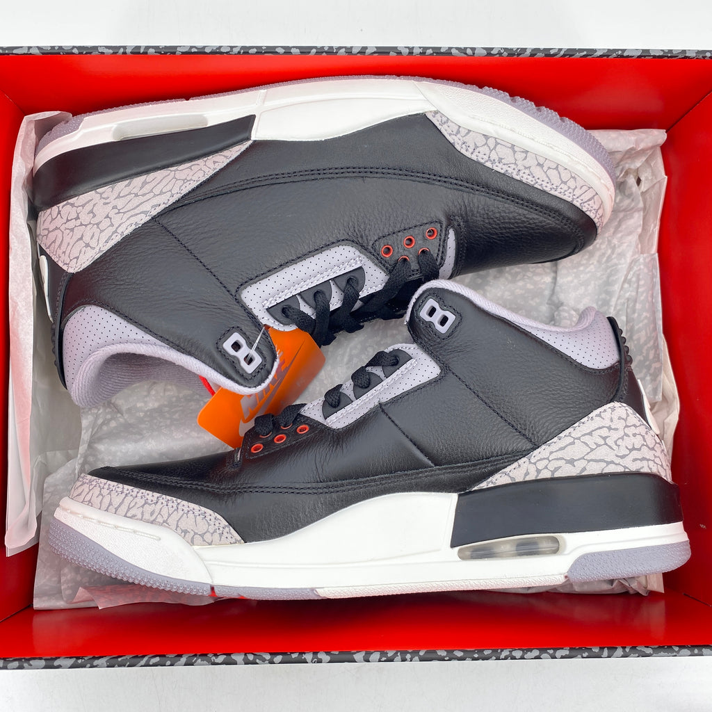 Air Jordan 3 Retro "Black Cement" 2024 New Size 10.5