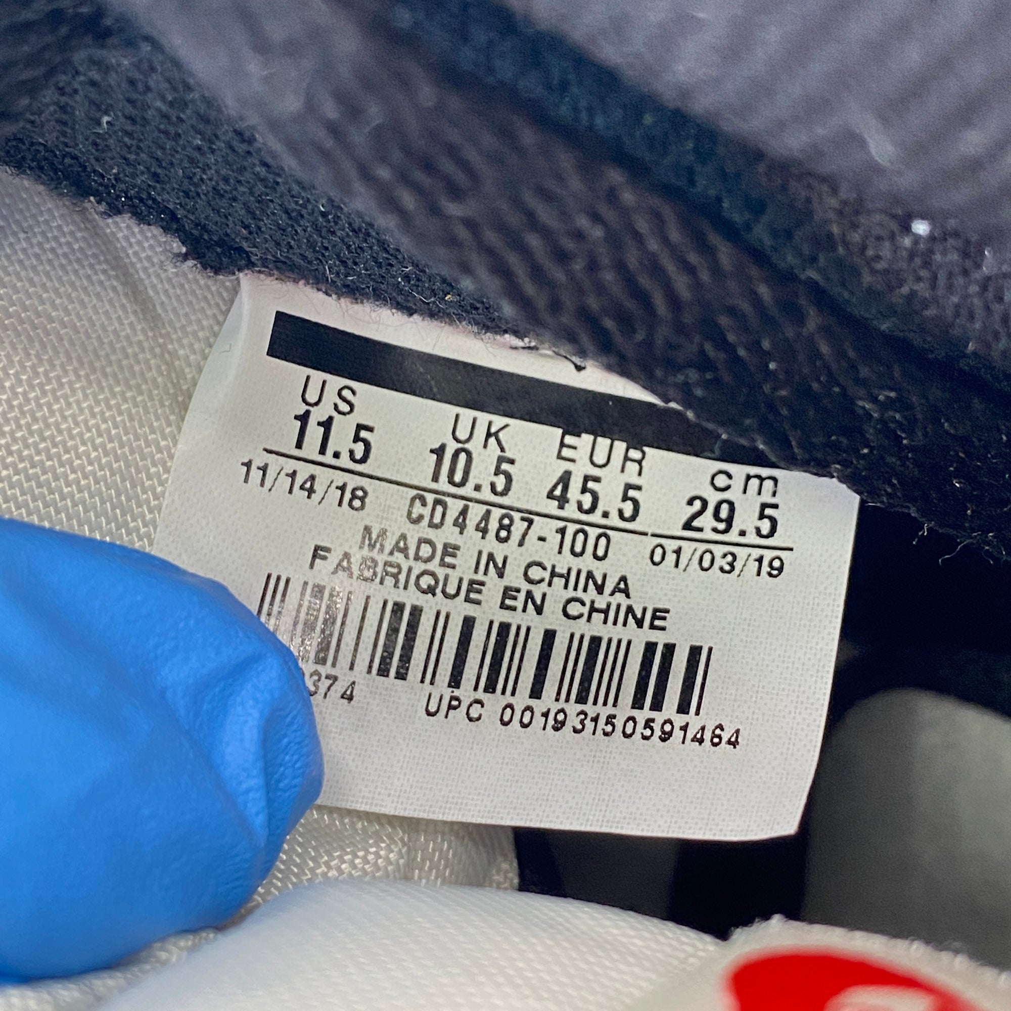 Air Jordan 1 Retro High OG &quot;Travis Scott&quot; 2019 Used Size 11.5