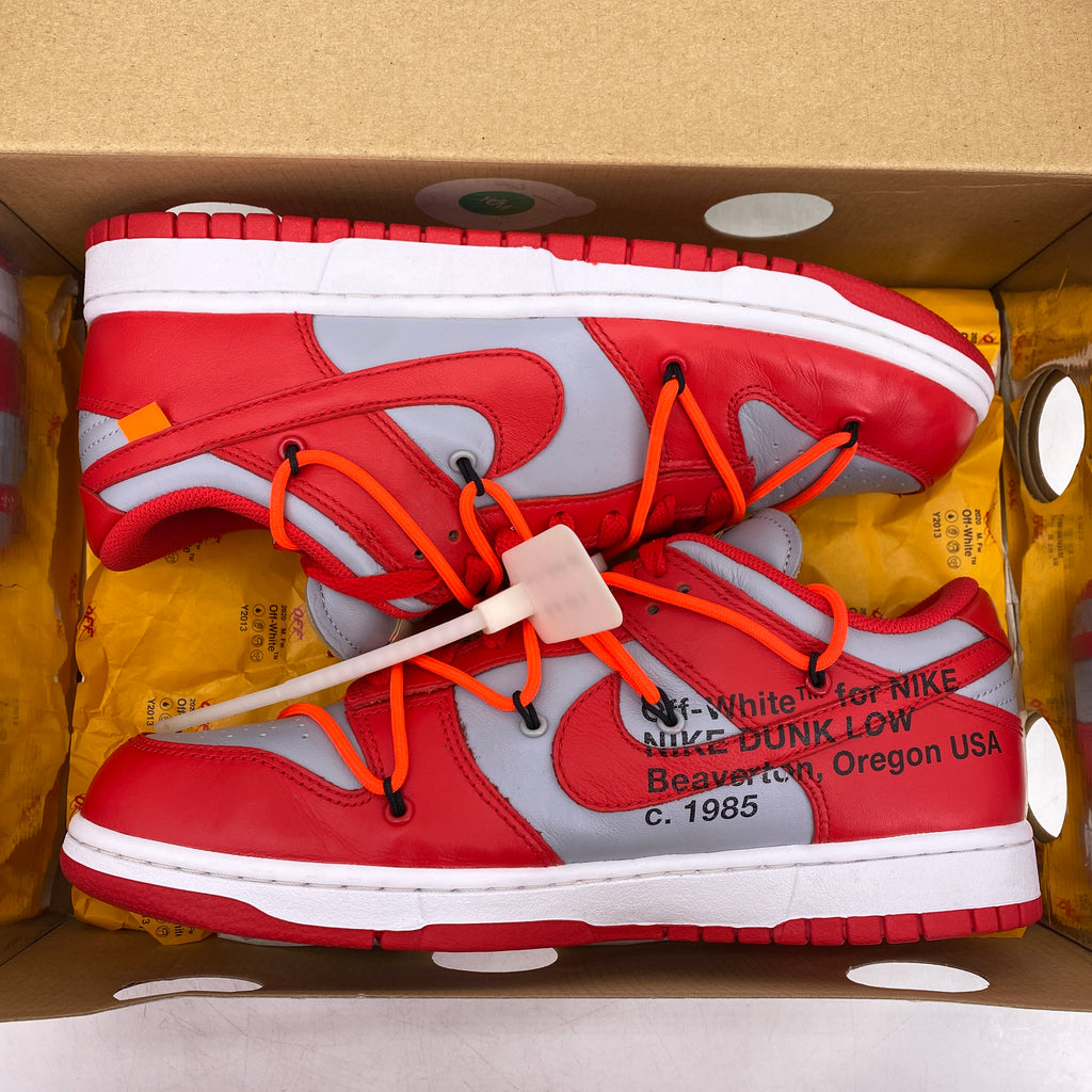 Nike Dunk Low LTHR "Ow University Red" 2019 Used Size 9.5