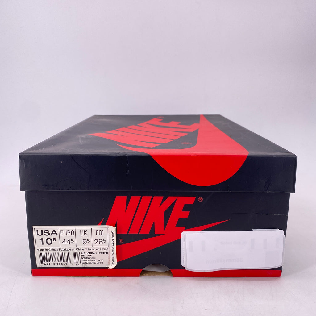 Air Jordan 1 Retro High OG "Metallic Navy" 2016 New Size 10.5