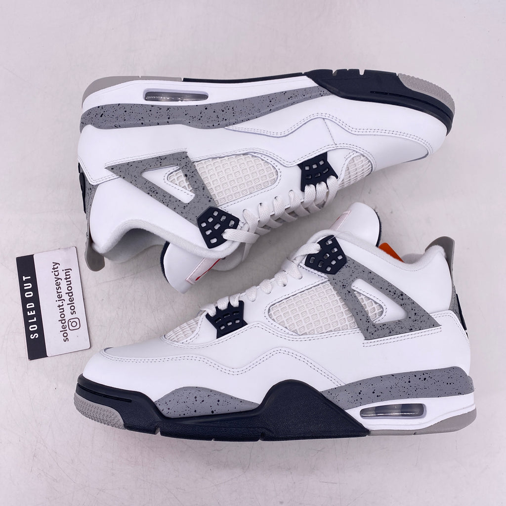 Air Jordan 4 Retro "White Cement" 2025 New Size 10