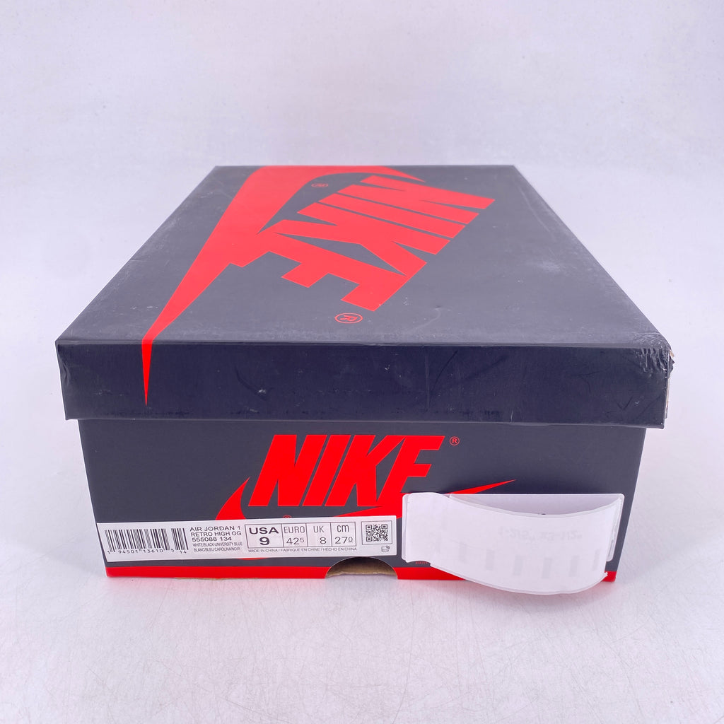 Air Jordan 1 Retro High OG "University Blue" 2021 New Size 9