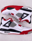 Air Jordan (GS) 4 Retro "Fire Red" 2020 Used Size 6Y