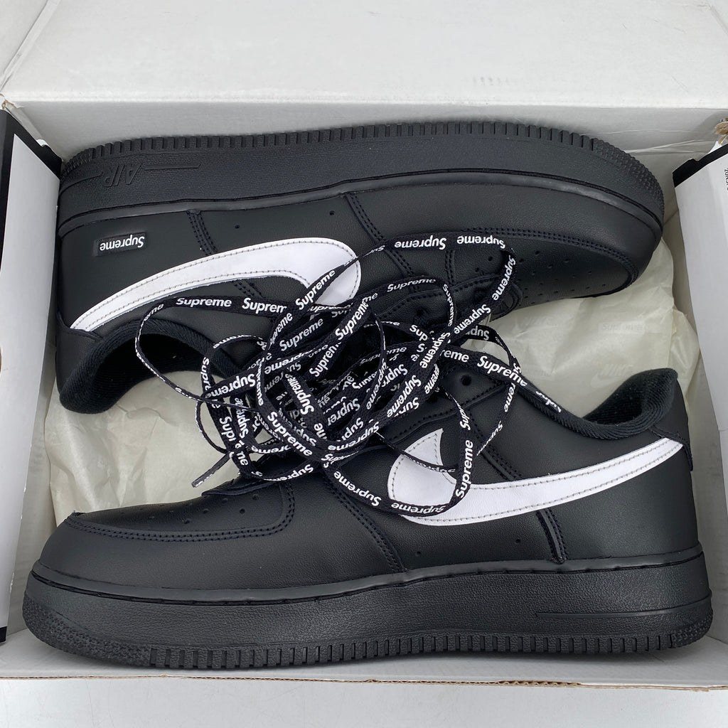 Nike Air Force 1 Low "Supreme Black White" 2025 Used Size 10.5