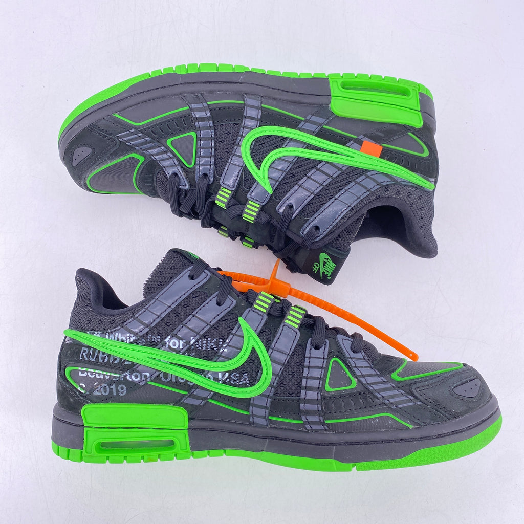 Nike Air Rubber Dunk / OW "Green Strike" 2020 Used Size 9