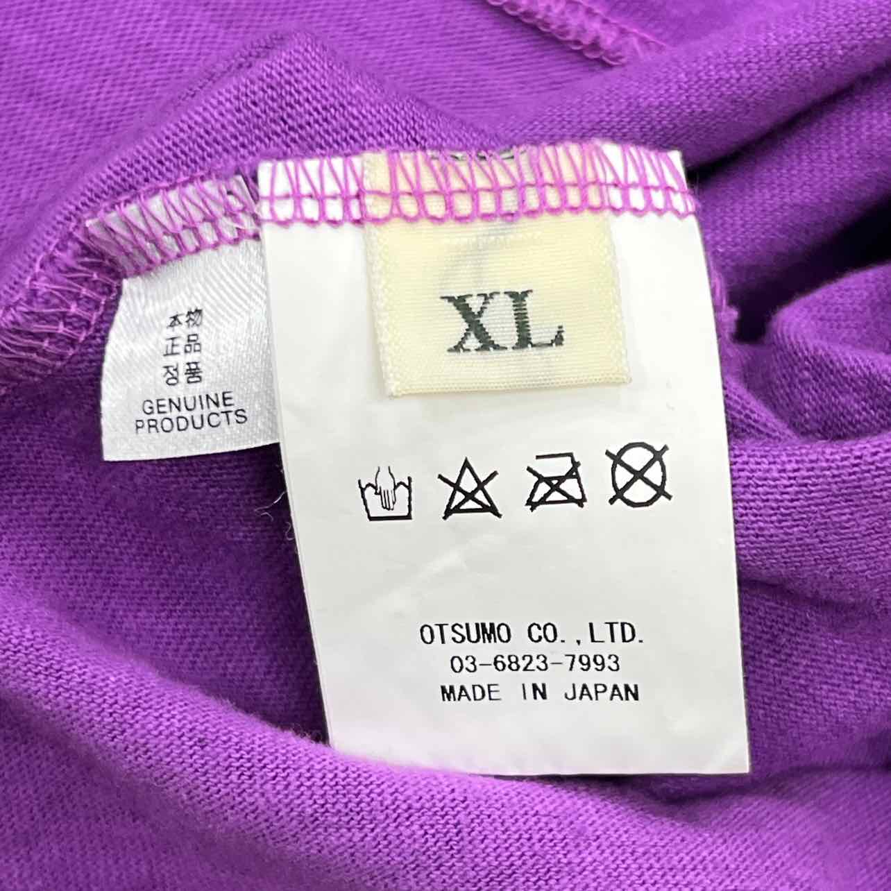 Human Made Long Sleeve &quot;PATCH LOGO&quot; Purple Used Size XL