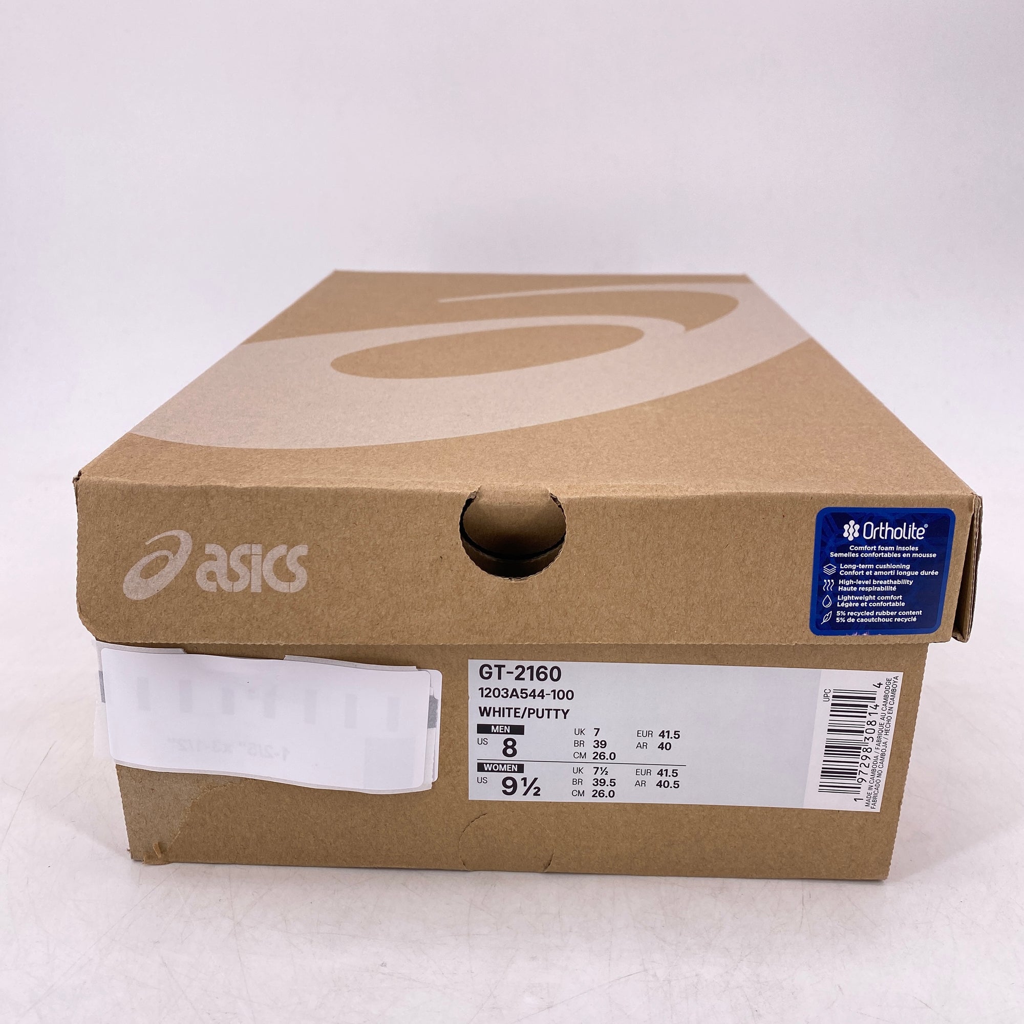 Asics GT-2160 &quot;White Putty&quot; 2024 New Size 8