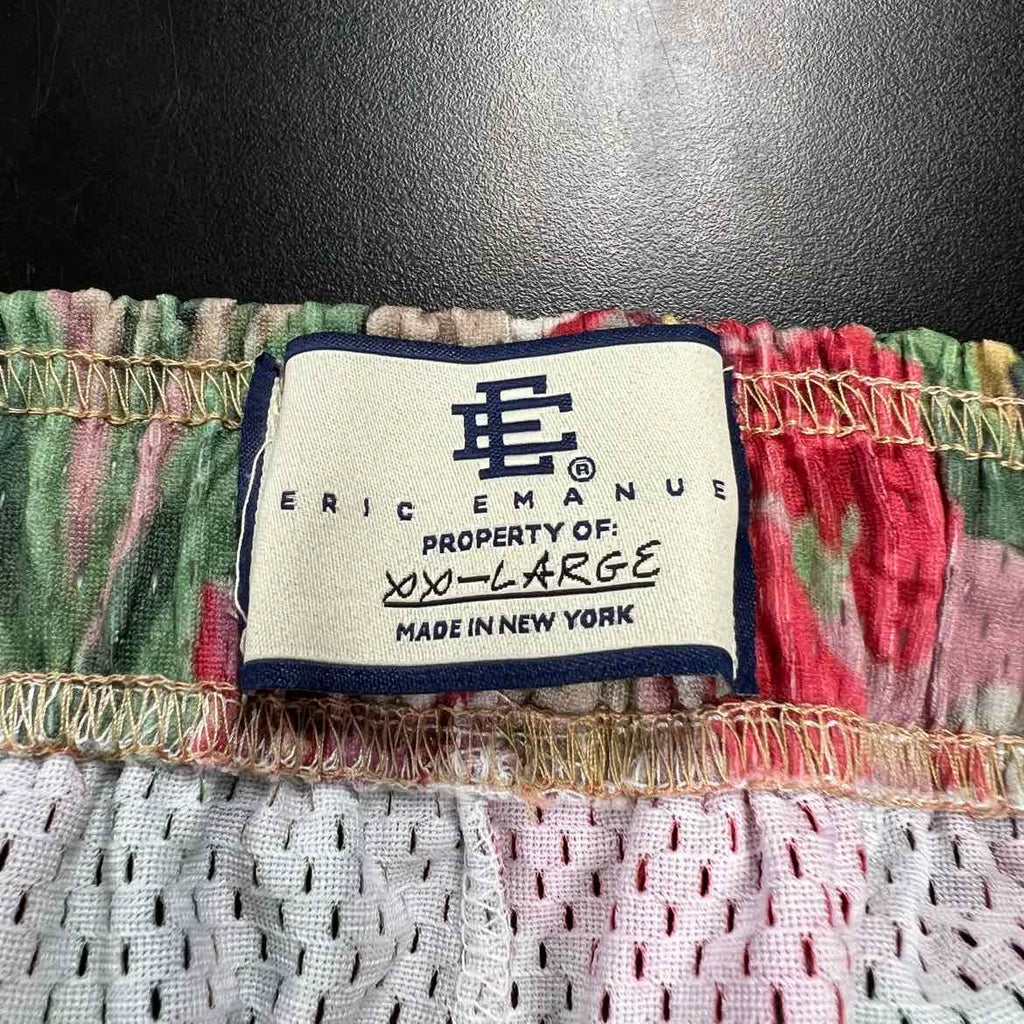 Eric Emanuel Mesh Shorts "WALLPAPER" Used Size 2XL