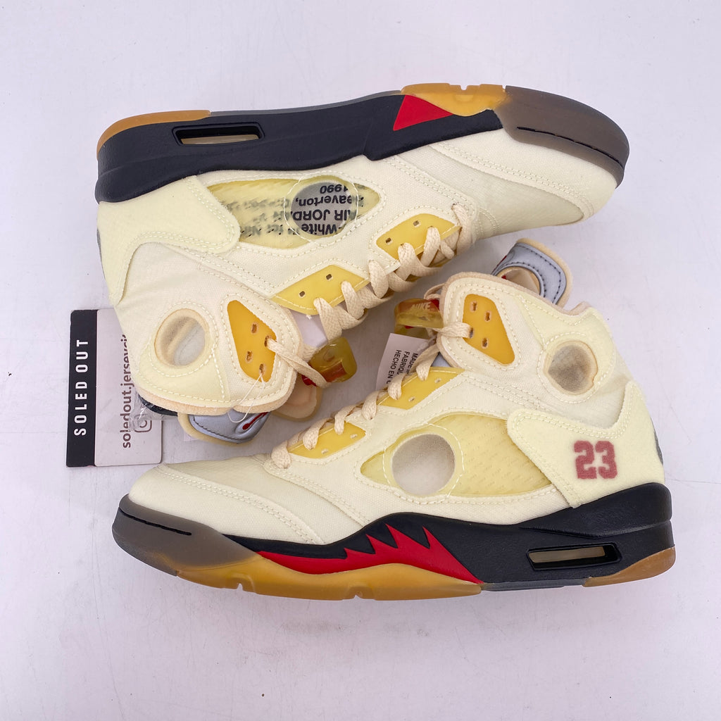 Air Jordan 5 Retro "Ow Sail" 2020 New Size 7