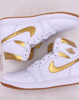 Air Jordan (W) 1 Retro High OG "Metallic Gold" 2024 New Size 12W