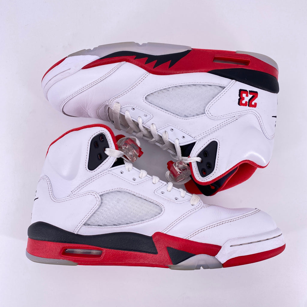 Air Jordan 5 Retro "Fire Red Black Tongue" 2025 Used Size 9.5