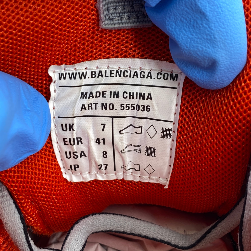 Balenciaga Track LED "Grey Red"  New Size 41