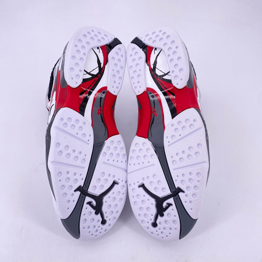 Air Jordan 8 Retro "White True Red" 2025 New Size 9
