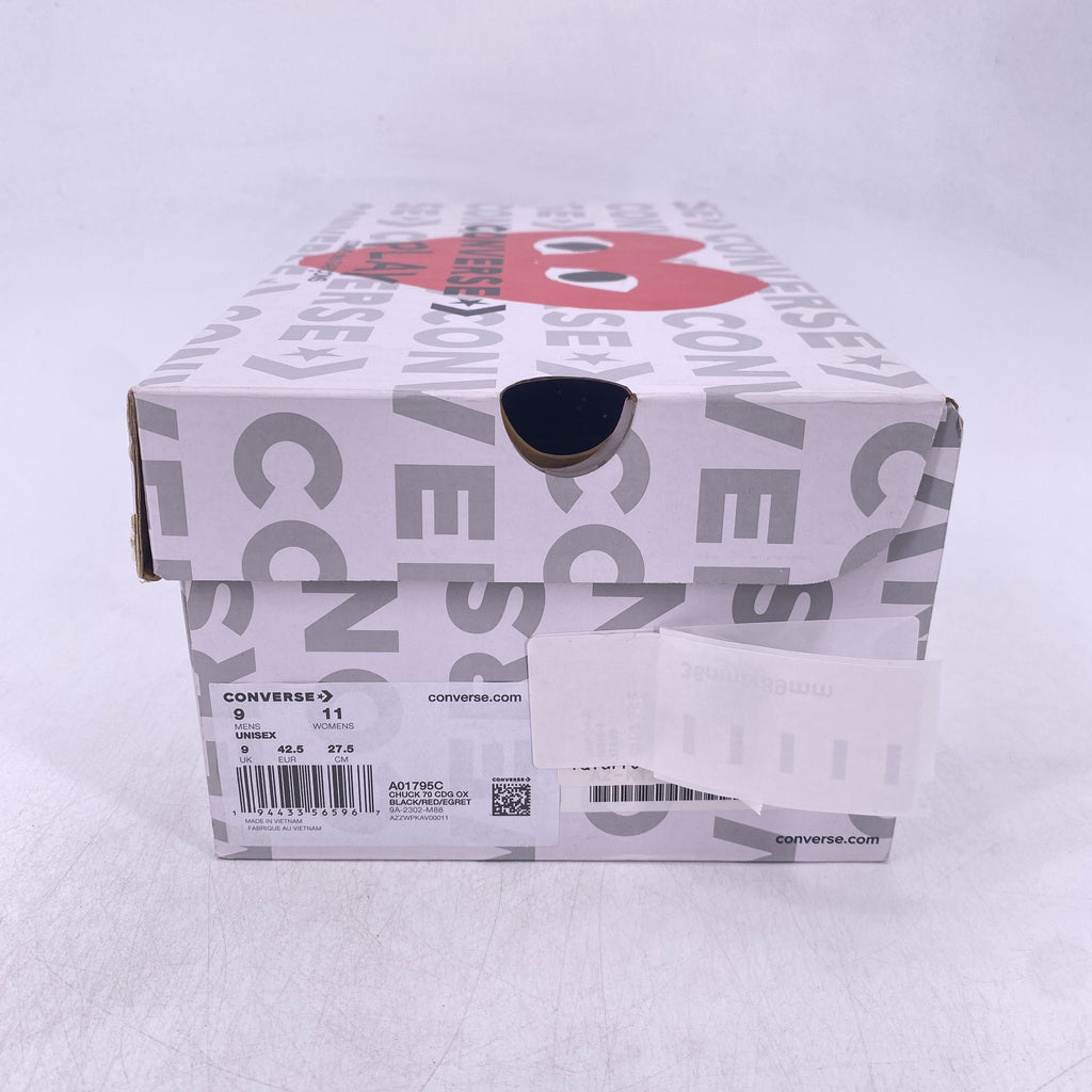 Converse All Star 70 Ox "Cdg Red Midsole"  New Size 9