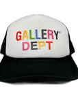 Gallery DEPT. Trucker Hat "MULTI-COLOR LOGO" New Black Size OS