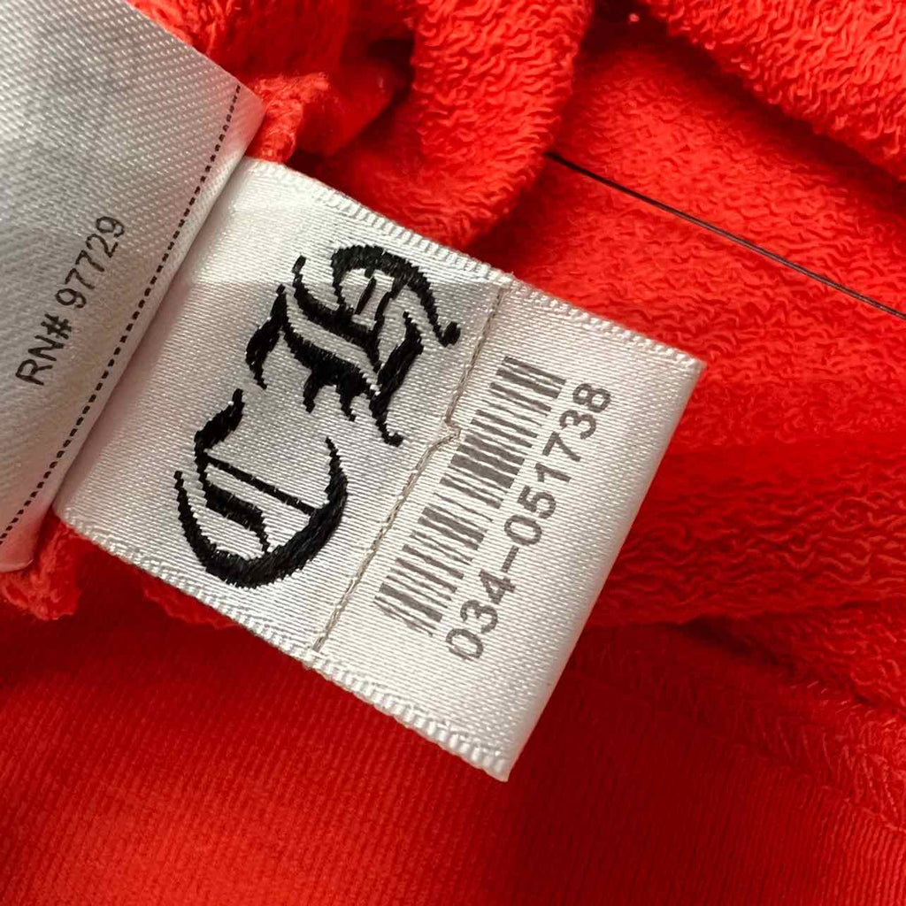 Chrome Hearts Crewneck Sweater "SADISTIC LIPSTICK" Orange New
