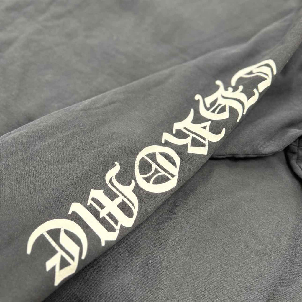 Chrome Hearts Zip Up "VERTICAL LOGO" Black Used Size 2XL