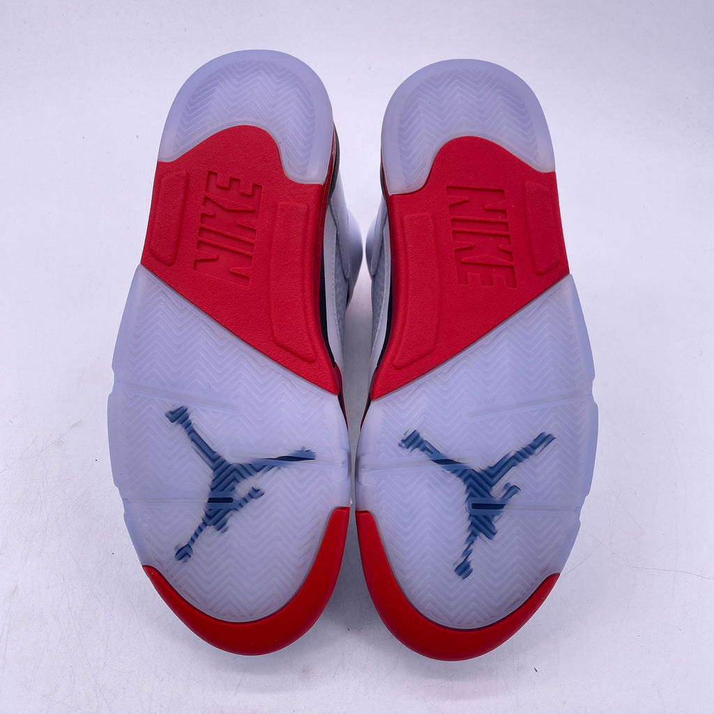 Air Jordan 5 Retro "Fire Red Black Tongue" 2025 New Size 9.5