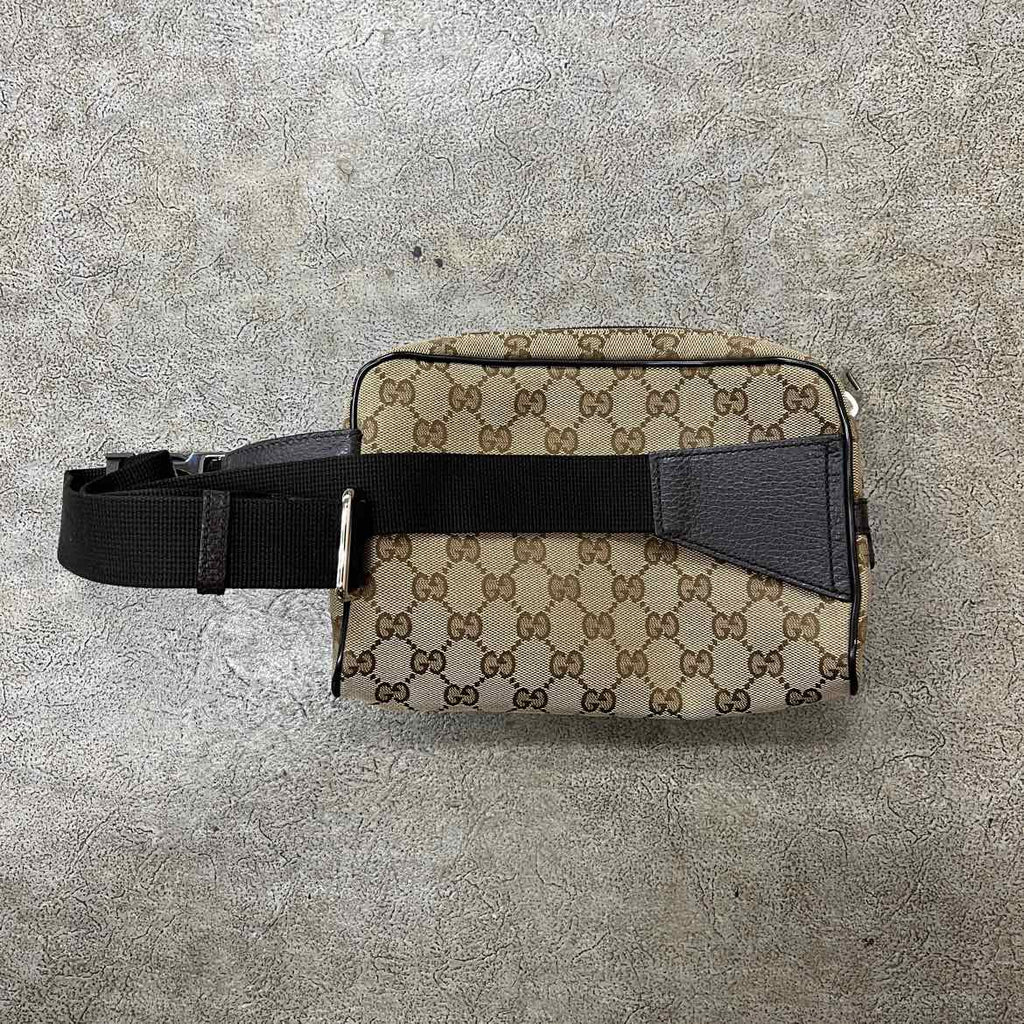 Gucci Waist Bag "CANVAS" Used Beige