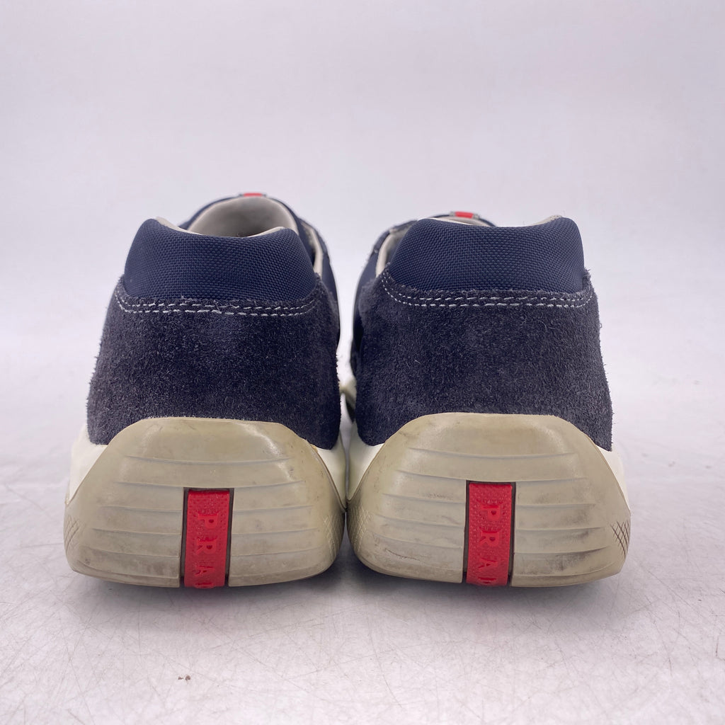 Prada America's Cup "Navy Suede"  Used Size 6 PRADA