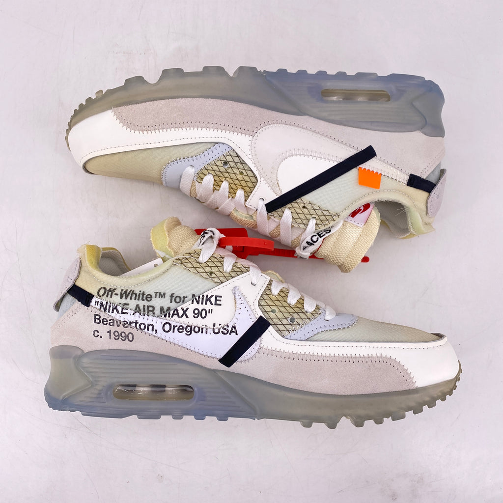 Nike Air Max 90 "The 10: Off-White" 2017 New Size 8.5