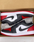 Air Jordan 1 Low "Bred Toe 2.0" 2023 New Size 8.5