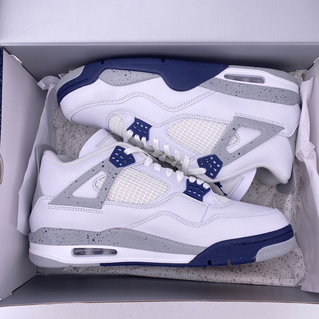 Air Jordan 4 Retro "Midnight Navy" 2022 New Size 11.5