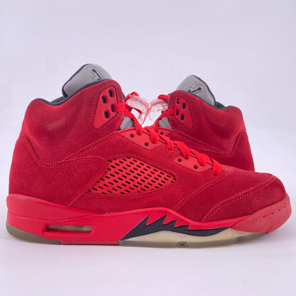 Air Jordan 5 Retro "Red Suede" 2017 Used Size 8.5