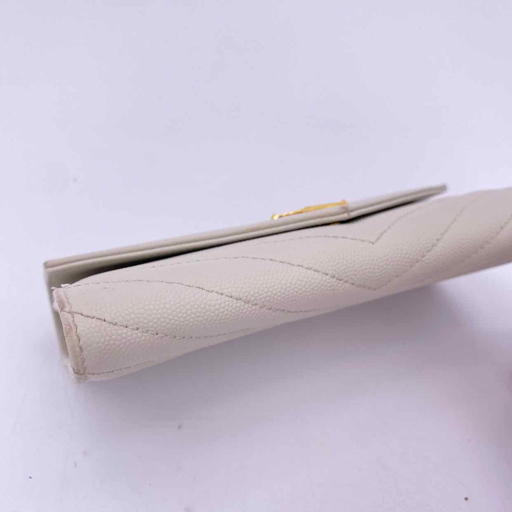 YSL Wallet Used Cream