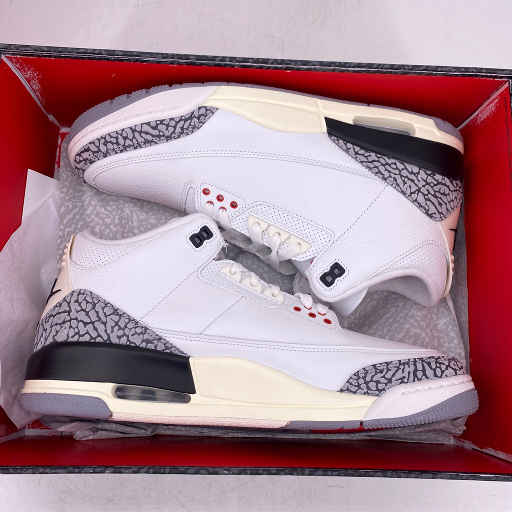 Air Jordan 3 Retro "White Cement" 2023 New Size 12.5
