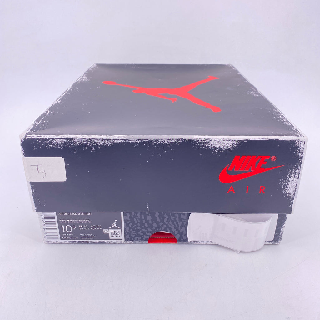 Air Jordan 3 Retro "White Cement Reimagined" 2023 New Size 10.5