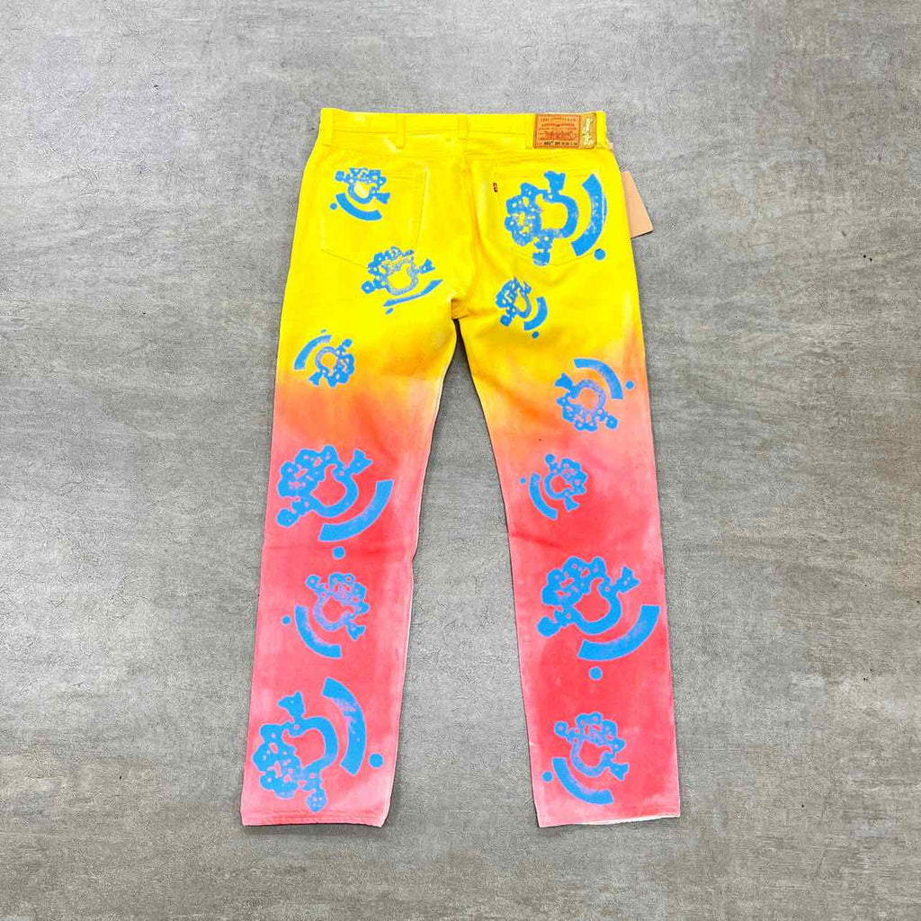 Denim Tears Jeans Yellow Used Size 38