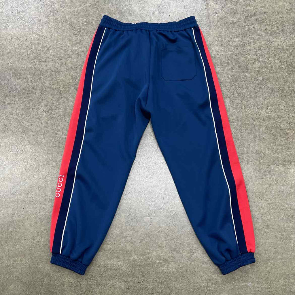 Gucci Track Pants "NEOPRENE" Navy New Size 2XL