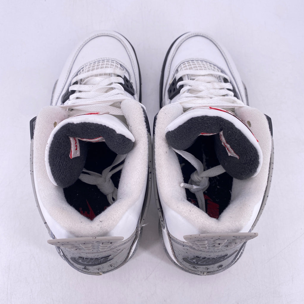 Air Jordan (GS) 4 Retro "White Cement" 2025 Used Size 6Y