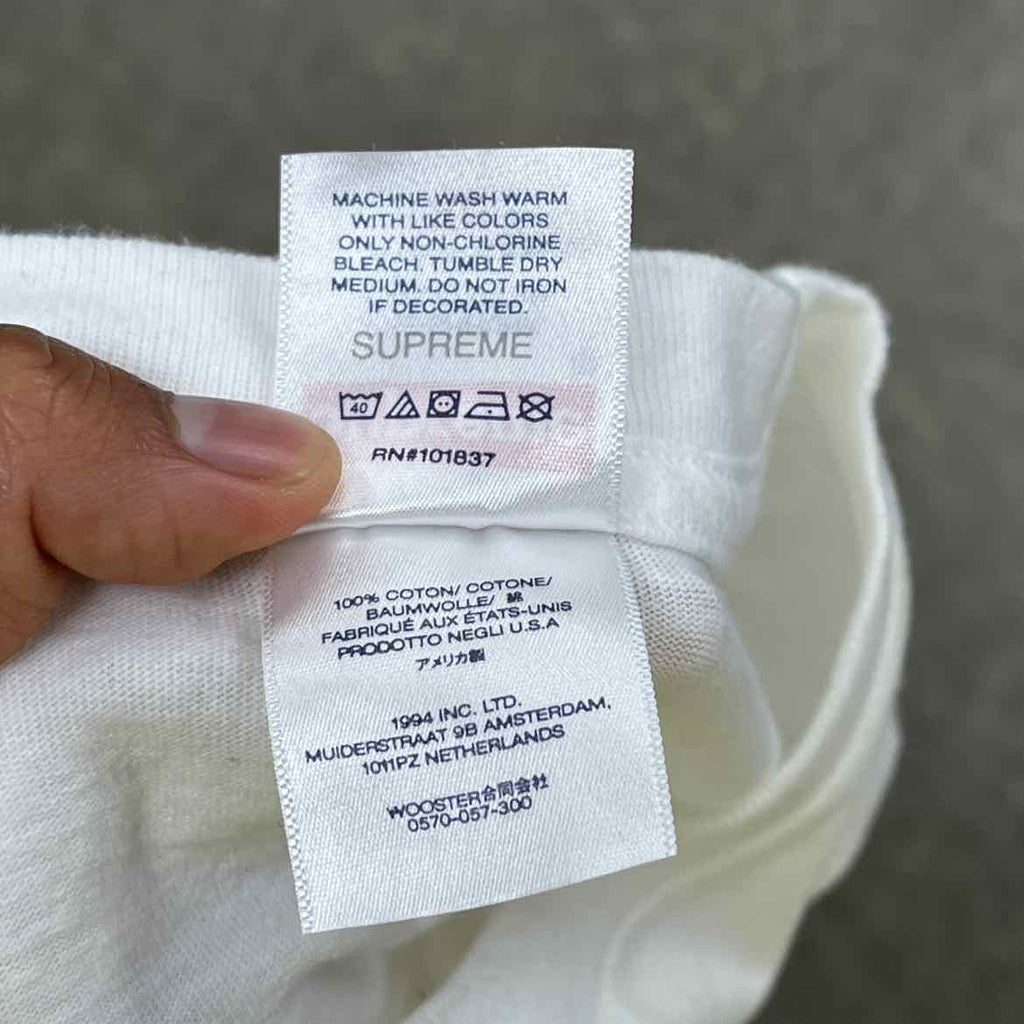 Supreme T-Shirt "VARSITY" White Used Size XL