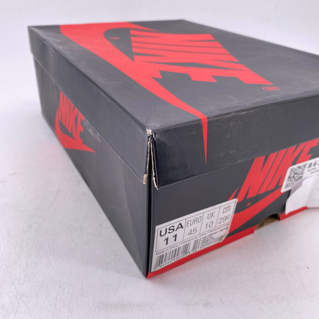 Air Jordan 1 Retro High OG "Black Toe" 2016 Used Size 11