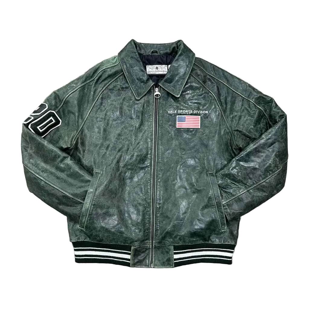 Vale Jacket "SPORTS DIVISION" Green Used Size L