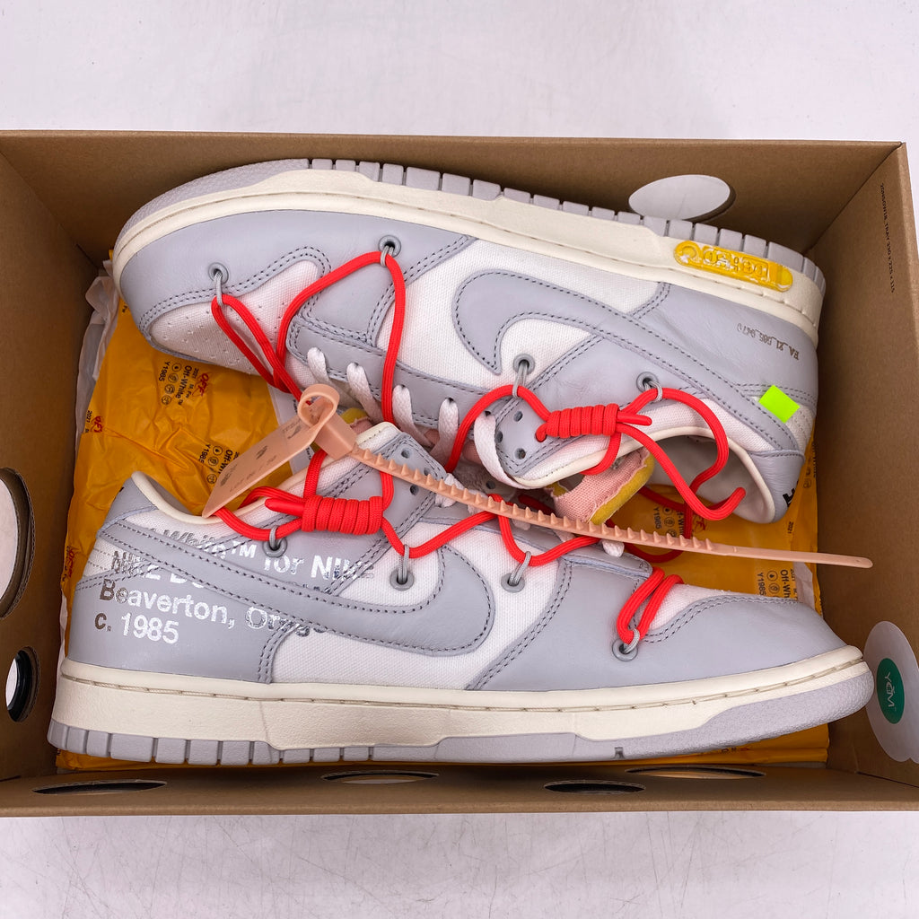 Nike Dunk Low / OW "Lot 6" 2021 Used Size 10