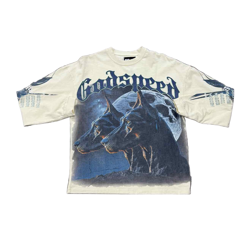 Godspeed Long Sleeve "F.T.D" Cream New Size XS