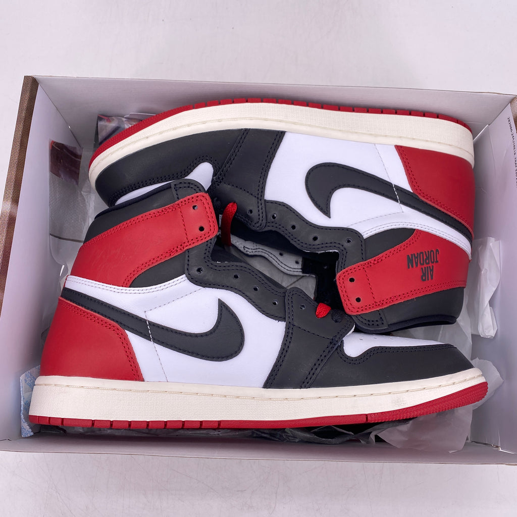 Air Jordan 1 Retro High OG "Black Toe Reimagined" 2025 New Size 10.5