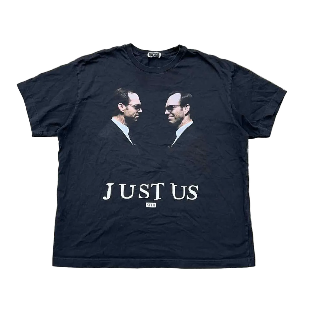 Kith T-Shirt "THE AGENT JUST US" Black Used Size XL
