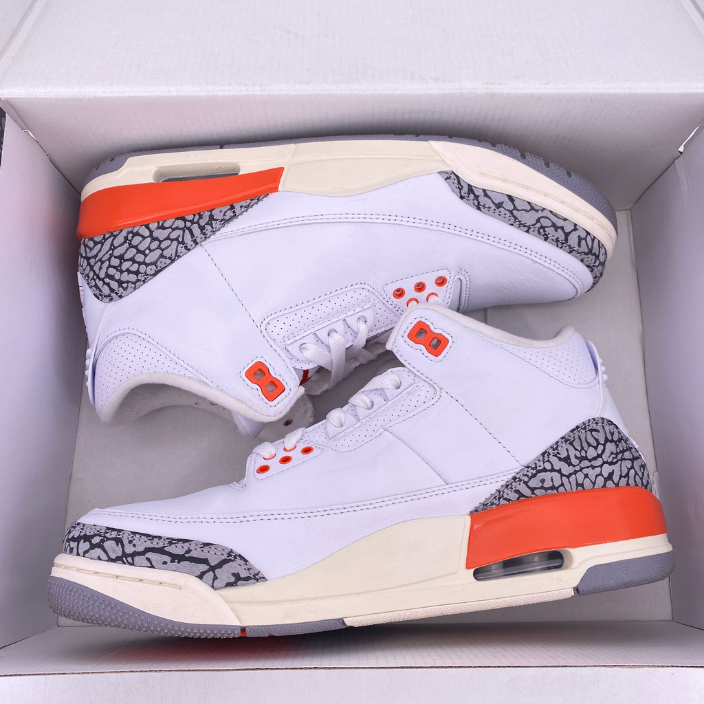 Air Jordan (W) 3 Retro "Georgia Peach" 2024 Used Size 9.5W