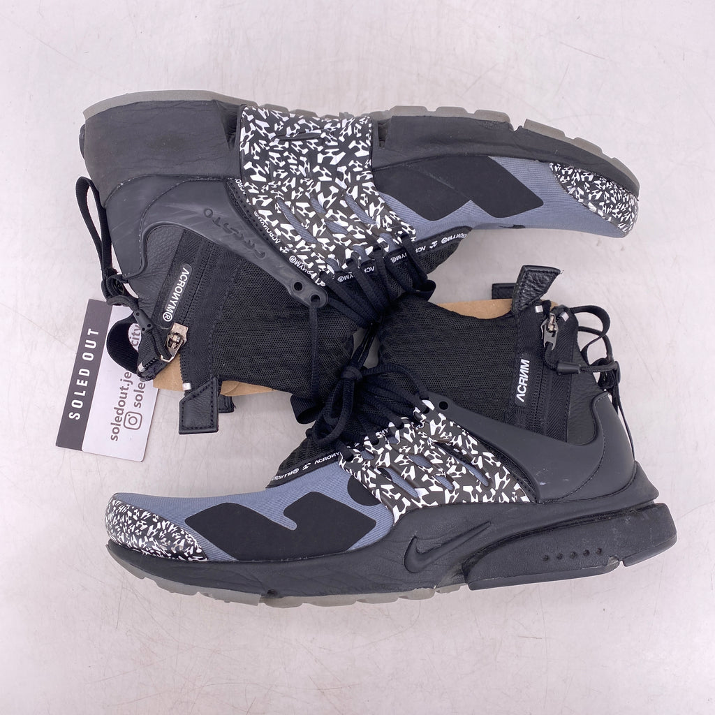 Nike Air Presto Mid "Acronym Cool Grey" 2018 Used Size 9
