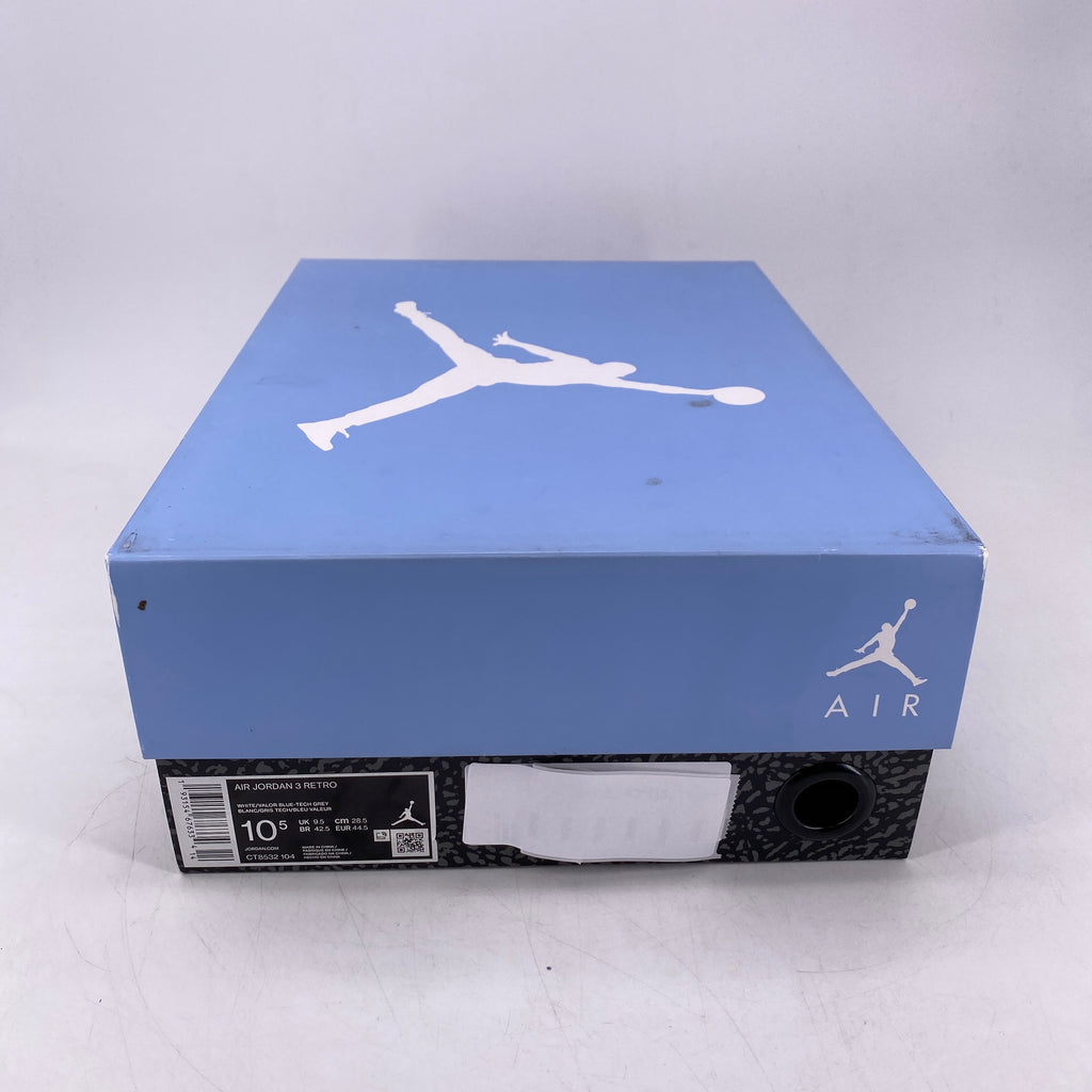 Air Jordan 3 Retro "Unc" 2020 New Size 10.5